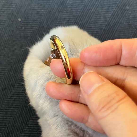 Cute plush rabbit pendant Fluffy backpack decoration - Picture 4 of 4